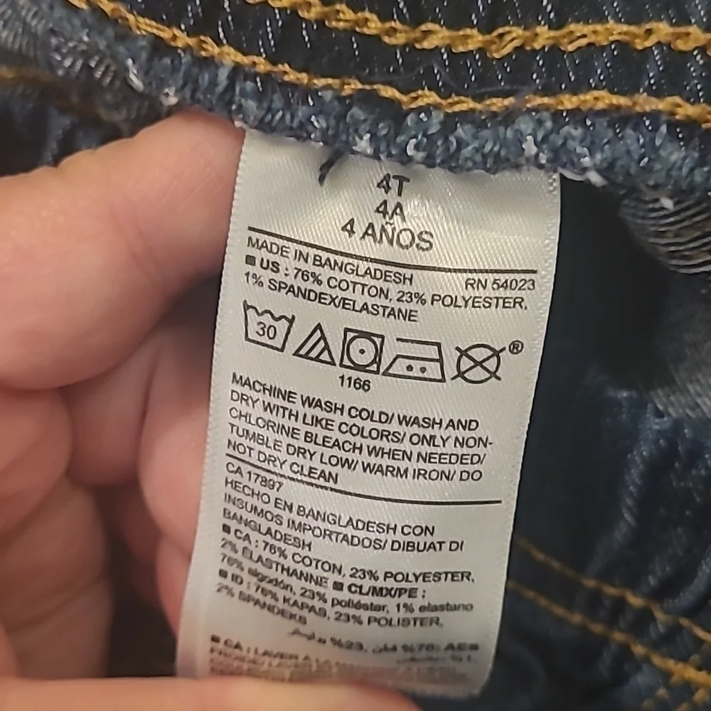 Old Navy 4T blue jean jeggings